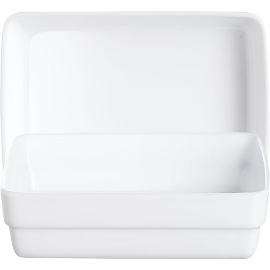 RESTAURANT Schale plan - 11,5 x 8,5 cm - Inhalt 18 cl - weiß