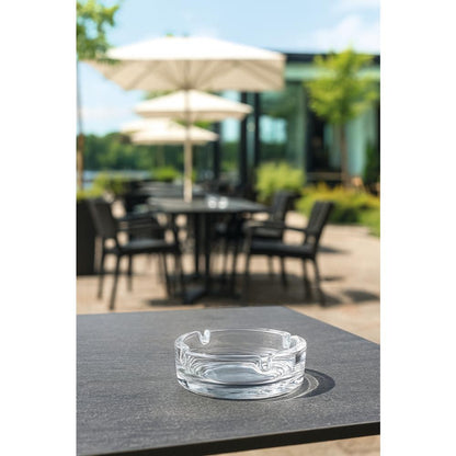 Glas-Aschenbecher Ø 10,7 x 3,5 cm - Klar (stapelbar)