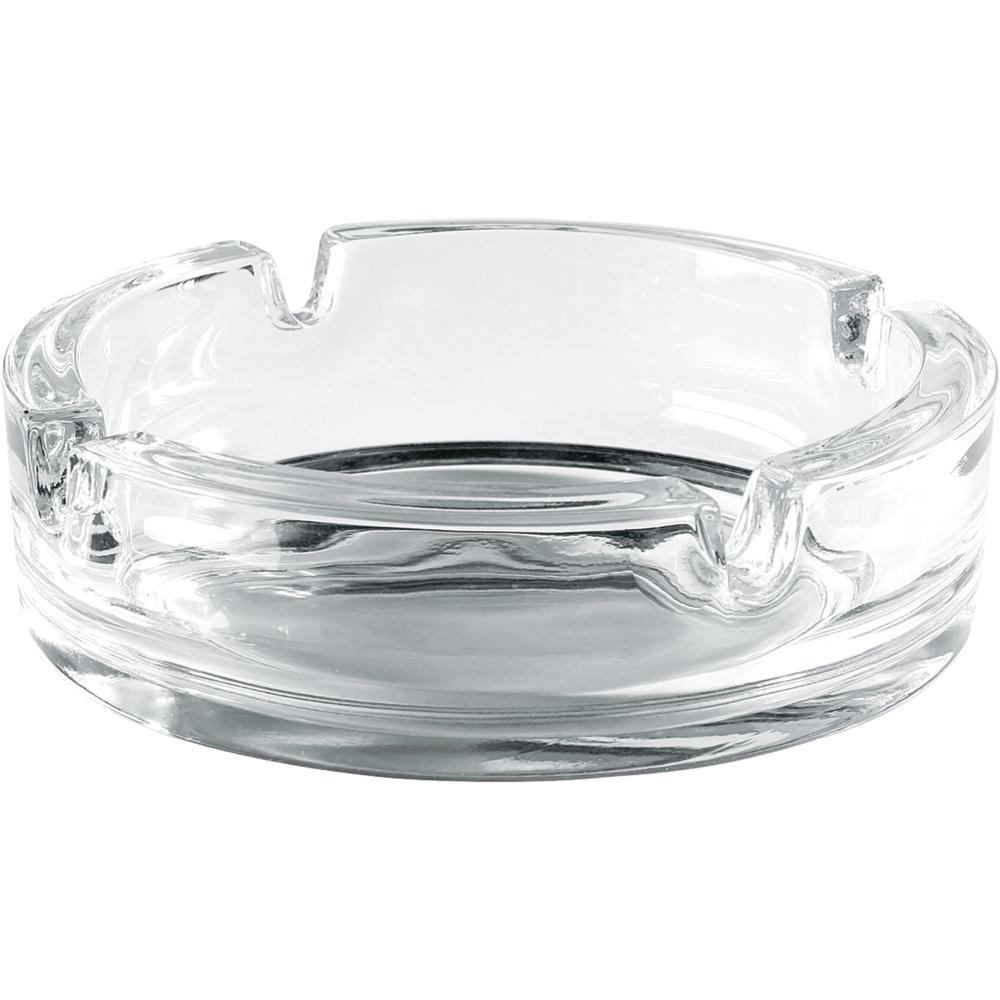 Glas-Aschenbecher Ø 10,7 x 3,5 cm - Klar (stapelbar)
