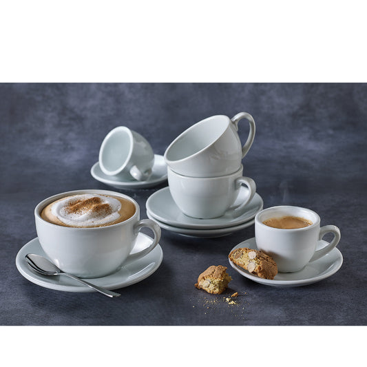 CLASSICO Cappuccinotasse Inhalt 19 cl - Untere Ø 14,3 cm - Obere: (ø9 x 5,5 cm)