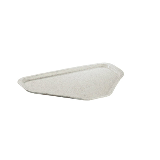 Serviertablett TRAPEZ 48 x 34 cm - Massivgrau