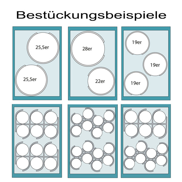 Geschirr-Transportbox - 60 x 40 x 34 cm