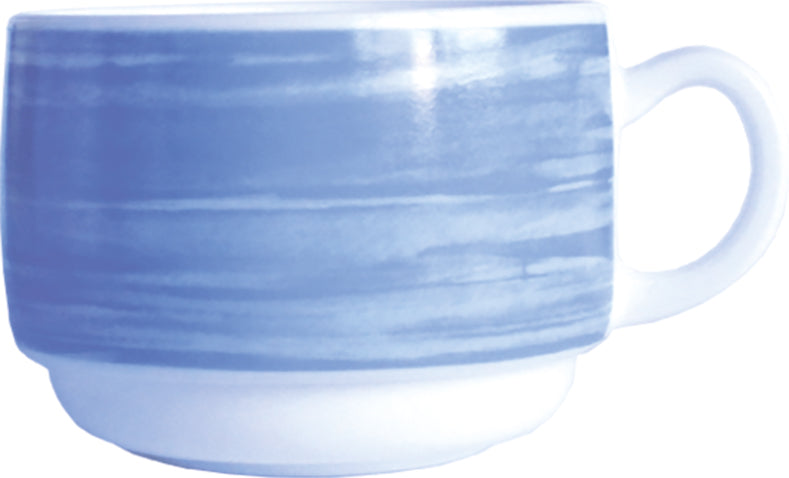 BRUSH Kaffee-Obertasse - 19 cl (stapelbar) - Blue