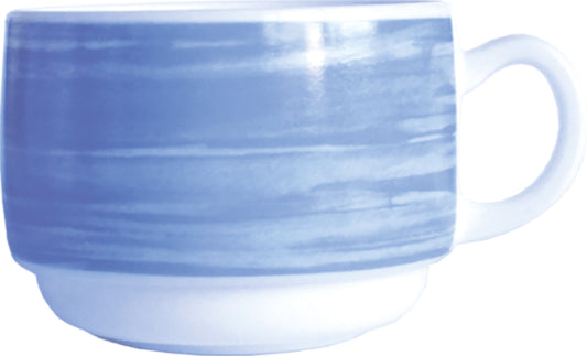 BRUSH Kaffee-Obertasse - 19 cl (stapelbar) - Blue