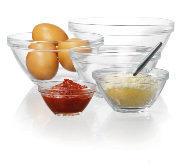 POMPEI Glasschüssel stapelbar - Ø 23 x 10,2 cm  - 2,745 l