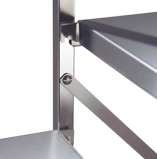 PREMIUM-RACK Diagonalkreuz - für 140er Regalböden