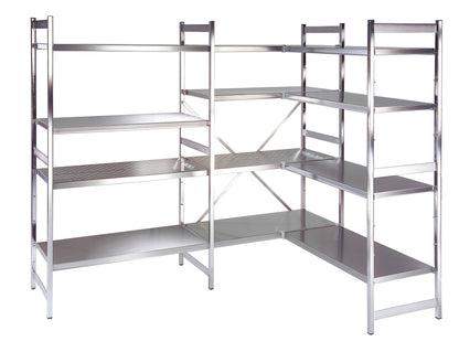 PREMIUM-RACK Aluminium-Seitenteil für Regalsysteme - 180 x 40 cm