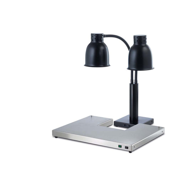 Schneidestation für Buffet-Wärmelampe "Dual" unbeheizt - ohne Wärmelampe-  60 x 45 x 75 cm