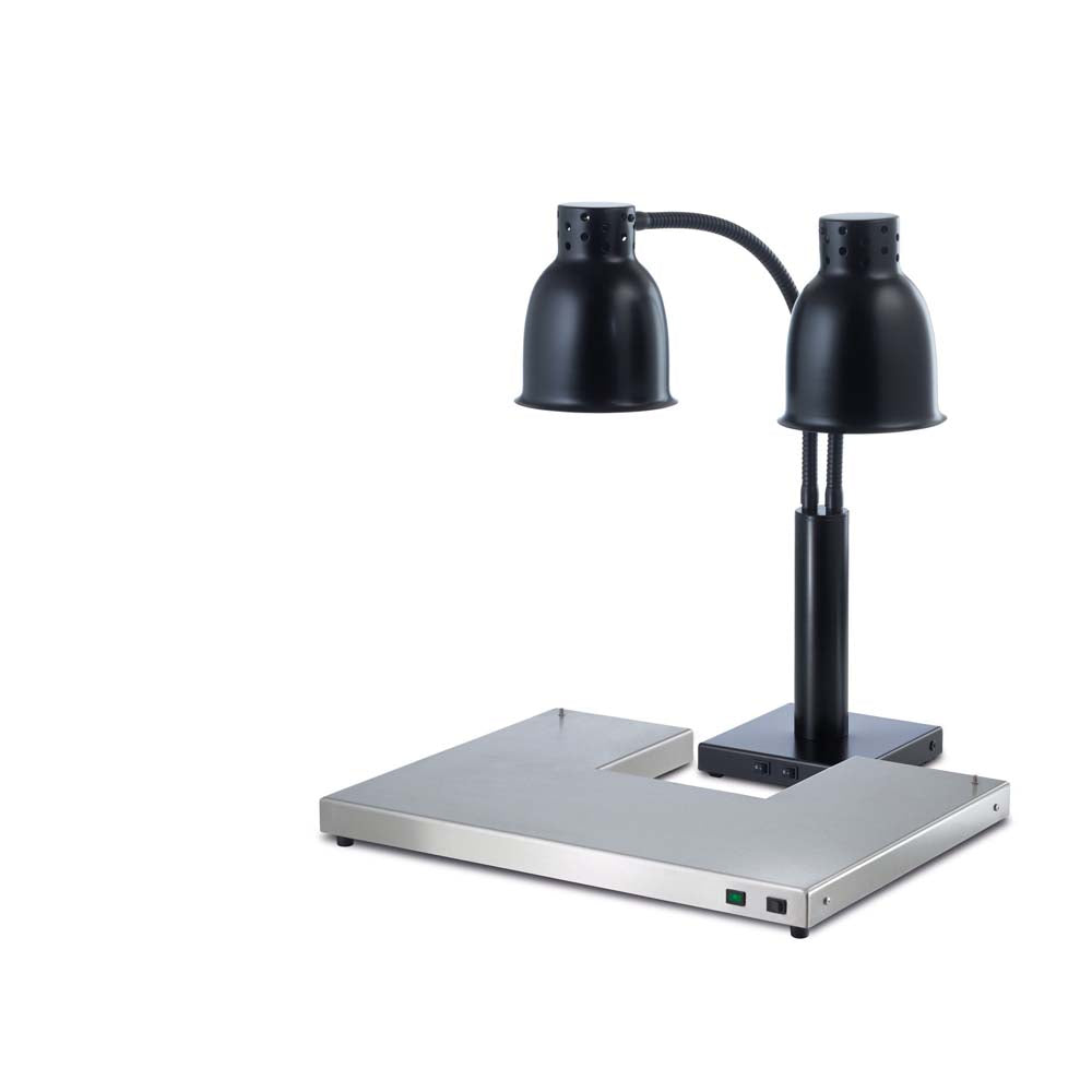 Schneidestation für Buffet-Wärmelampe "Dual" unbeheizt - ohne Wärmelampe-  60 x 45 x 75 cm