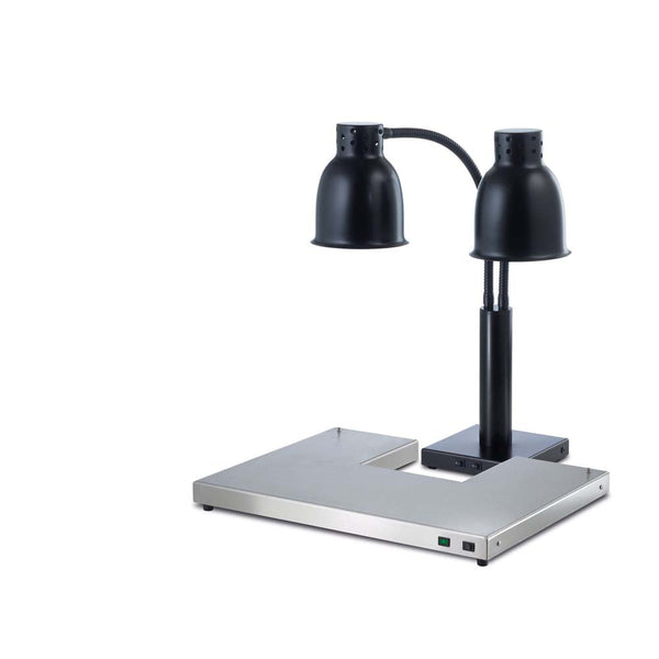 Schneidestation für Buffet-Wärmelampe "Dual" unbeheizt - ohne Wärmelampe-  60 x 45 x 75 cm