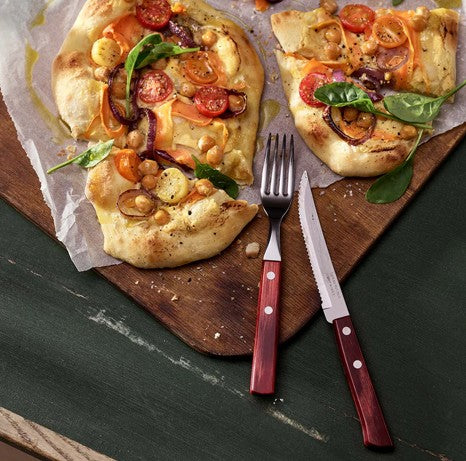CHURRASCO Pizza-/Steakgabel - Rot - 19,5 cm