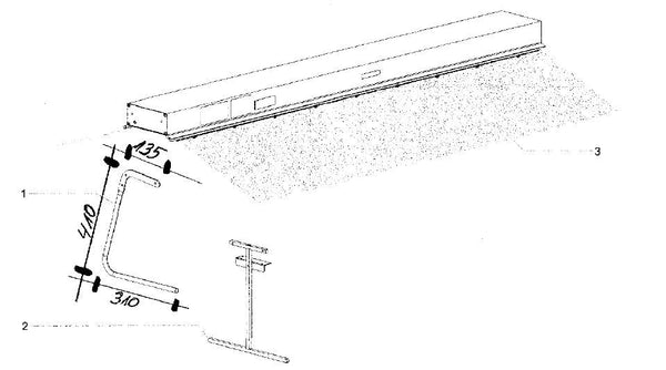 PROFILINE C-Ständer für Wärmebrücke Glo-Ray