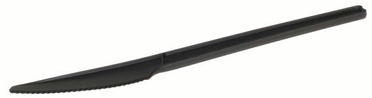 REUSABLE Messer 16,8 cm - CPLA - Schwarz (20 x 50 Stück)