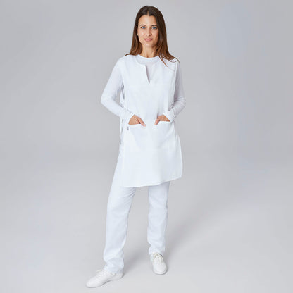 Überwurfschürze (Unisex)  - Weiß -  36-42