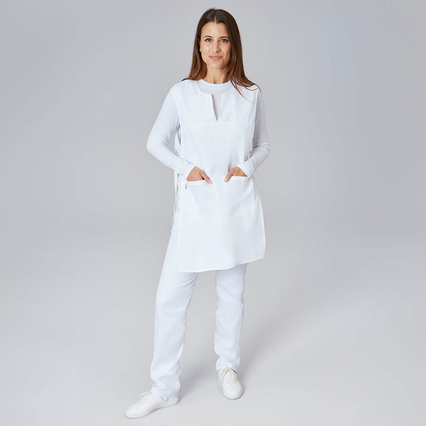 Überwurfschürze (Unisex)  - Weiß -  36-42