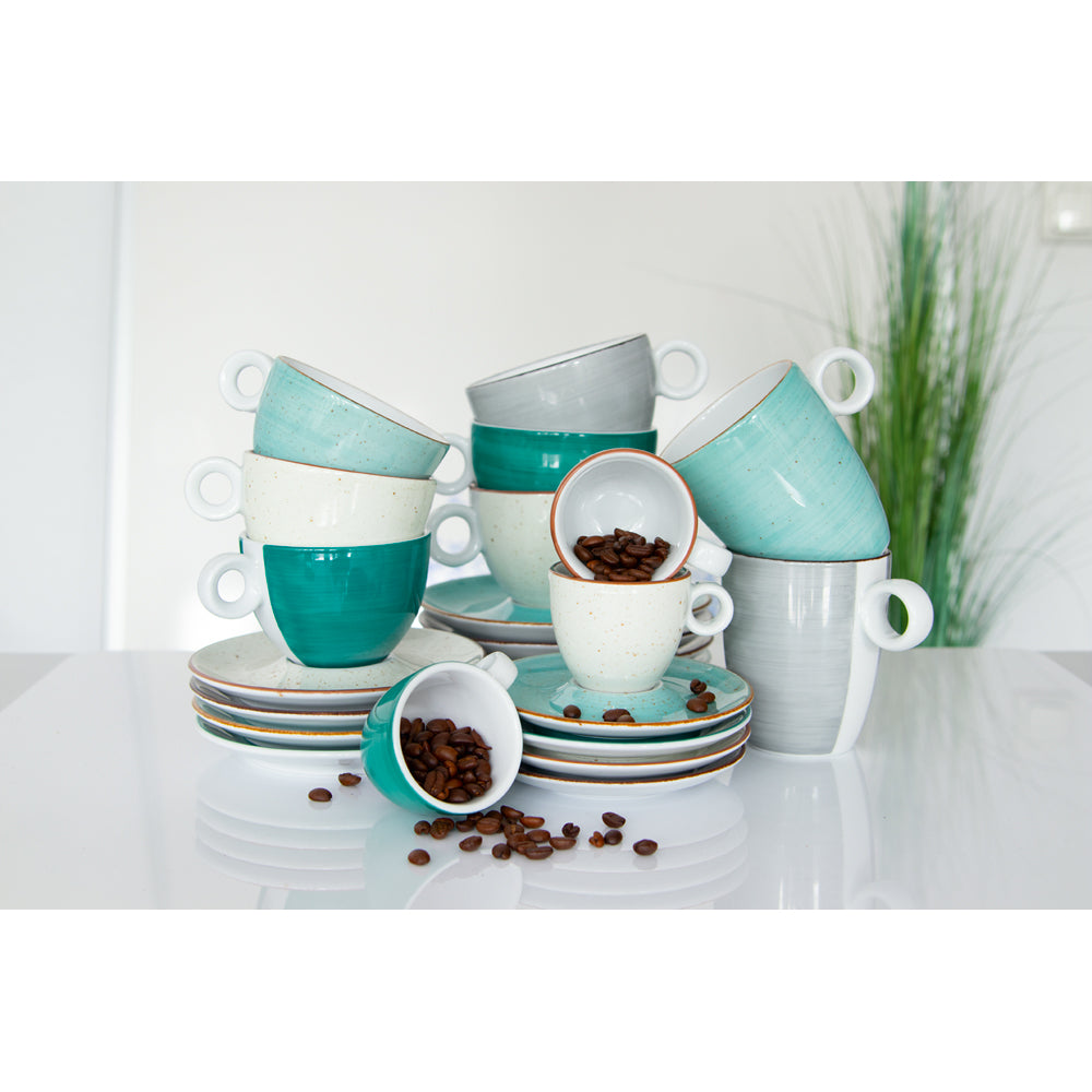 VINTAGE Espresso-Untere Ø 12,5 cm - Achat-Grau